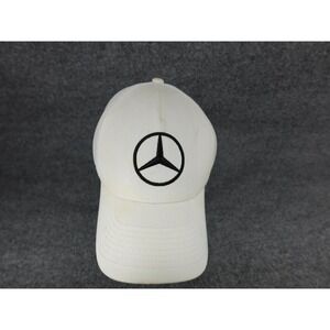 Mercedes AMG Petronas F1 Team Trucker Hat White Adjustable Racing Cap OS